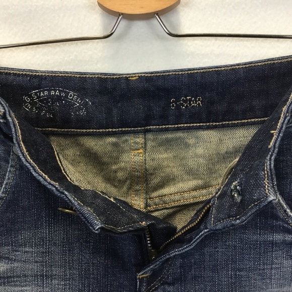 G-Star Raw 3301 Denim Arc Shorts Distressed Faded - Picture 11 of 15